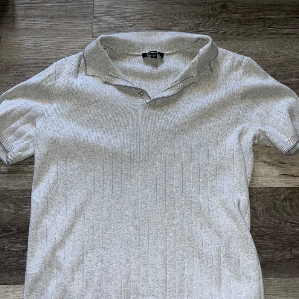 Men's Gray Polo Shirt